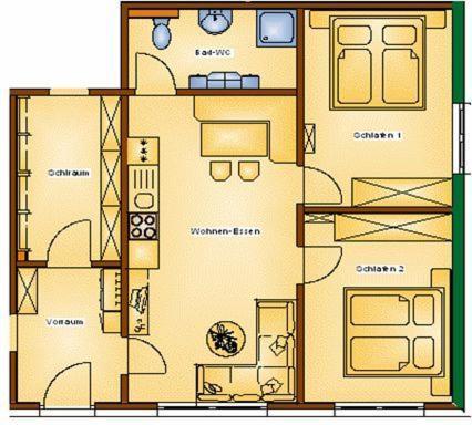 Apartment Sunshine 나우더스 객실 사진